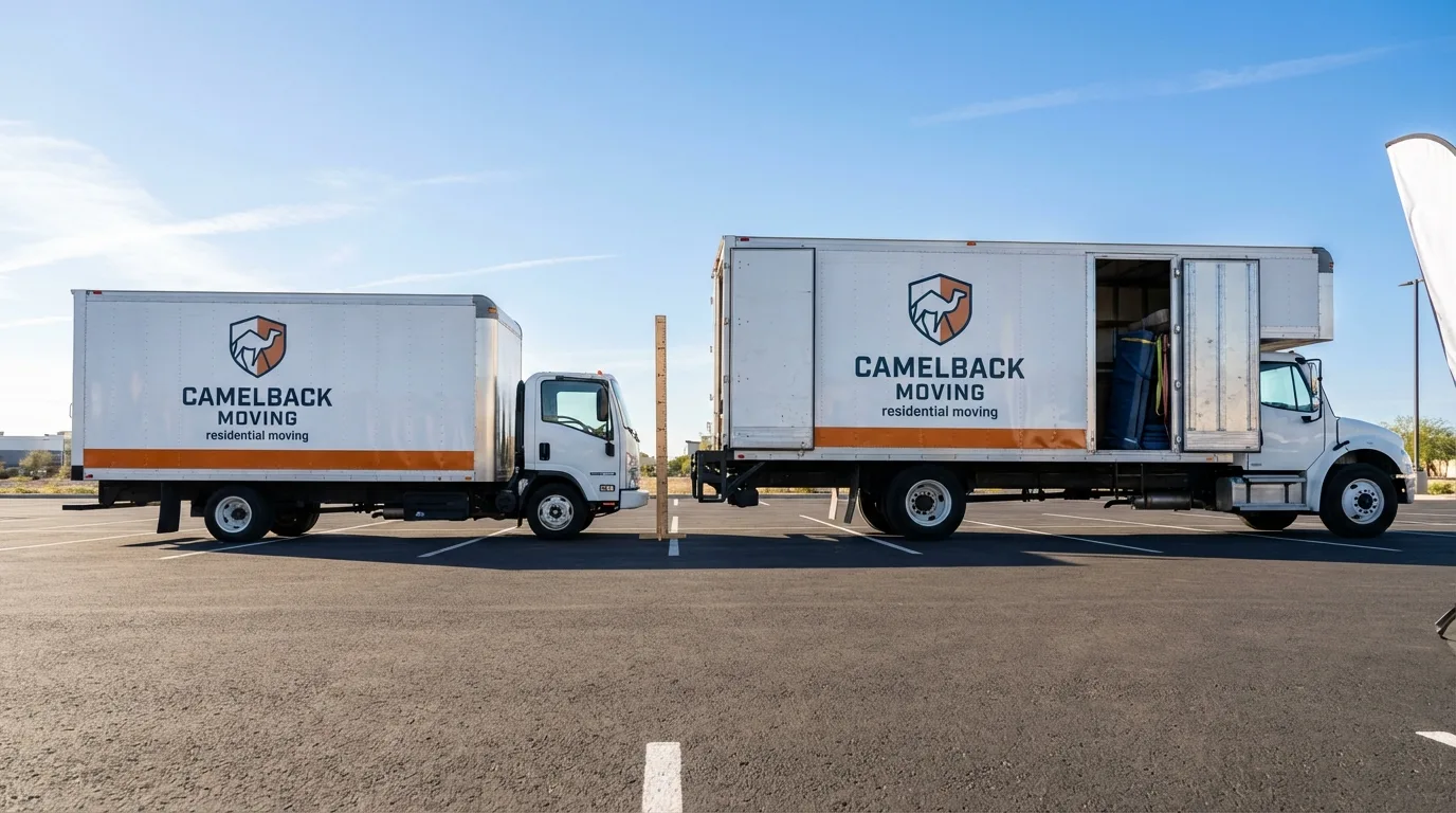 Moving truck size capacity guide in Youngwood
